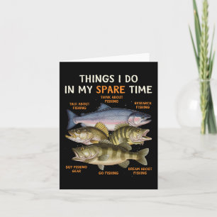 Funny Fishing Apparel For Men Card
