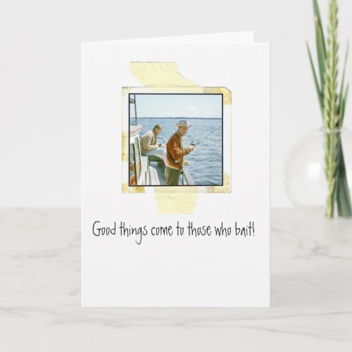 Funny Fishing Birthday Card