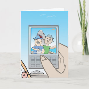 Funny Fishing Birthday Card