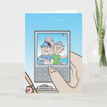 Funny Fishing Birthday Card by bad_Onions at Zazzle