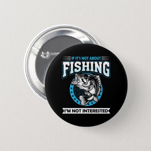 Funny fishing button