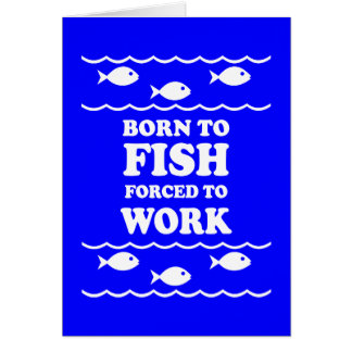 Funny fishing cards