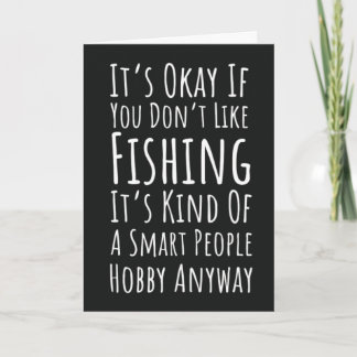 Funny Fishing Cards Fisherman Angler Humor Angling