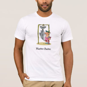 Funny Fishing Cartoon Fisherman Humor T-Shirts & T-Shirt Designs