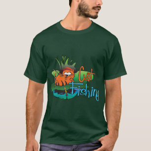 Funny Fishing - Cat Fishing T-Shirt