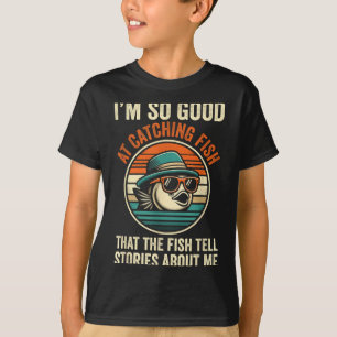 Funny Fishing Catching Fish Vintage Fisherman B Gr T-Shirt