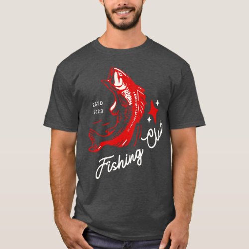 Funny Fishing Club T_Shirt