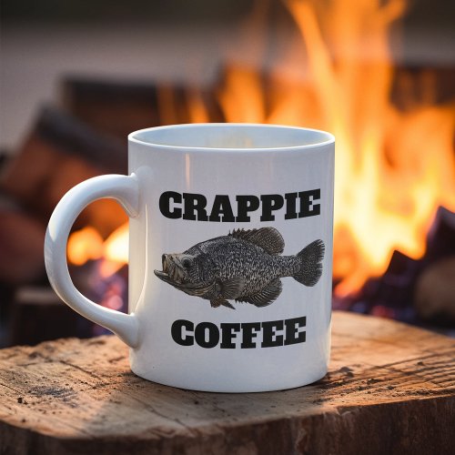 Funny Fishing Crappie Coffee Pun Angler Outdoors Coffee Mug