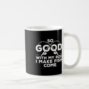 Funny Fishing Design For Men Women Fisherman Fish Coffee Mug