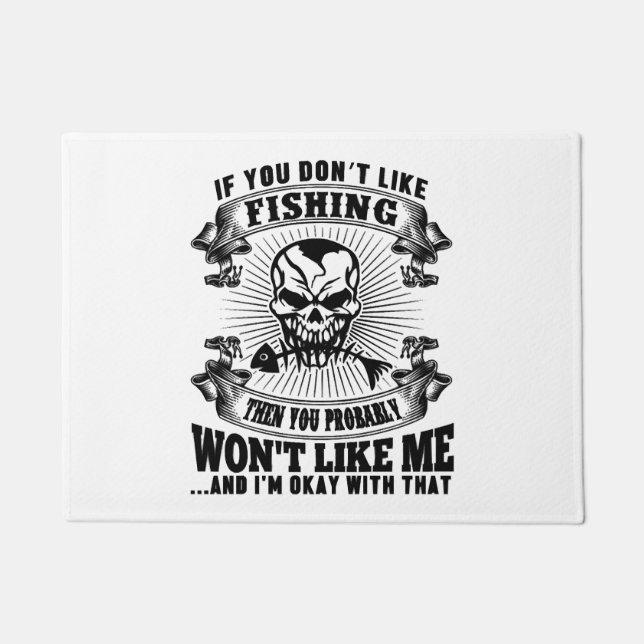 Funny Fishing Doormat (Front)