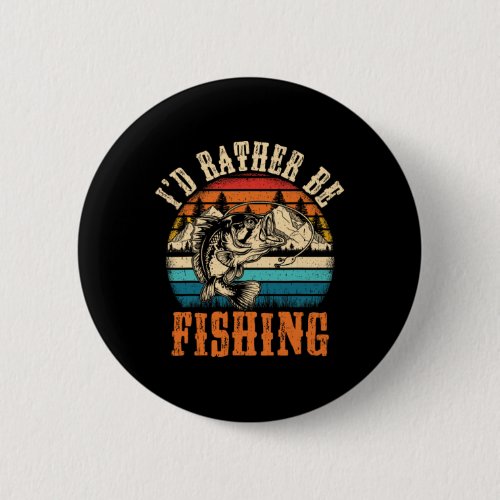 Funny Fishing For Men Women Boy Kids Funny Bass Da Button