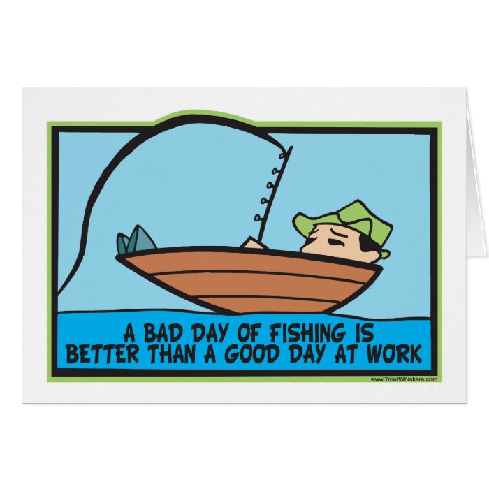 Funny Fishing Greeting Cards