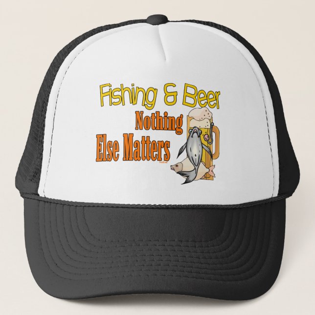 Funny Fishing Hat  Fishing Humor Fishing Cap (Front)