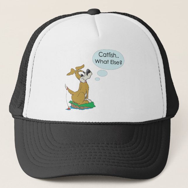 Funny Fishing Hat  Fishing Humor Fishing Cap (Front)