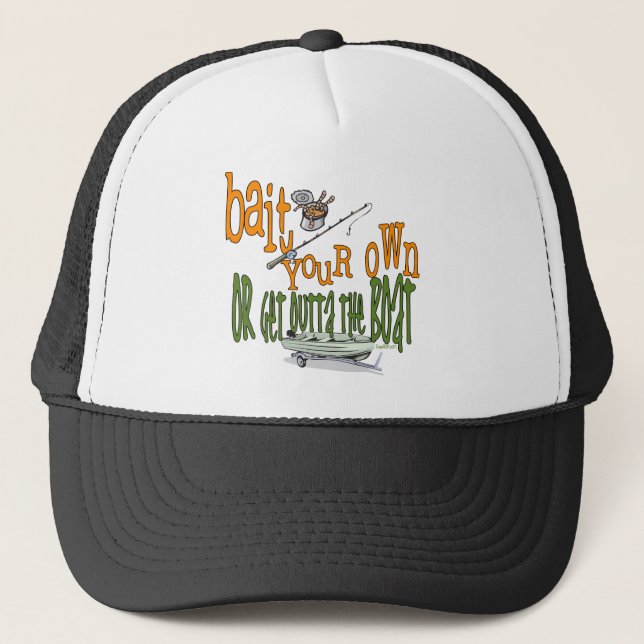 Funny Fishing Hat  Fishing Humor Fishing Cap (Front)