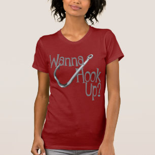 Funny Fishing- Hook UP Dating T-Shirt