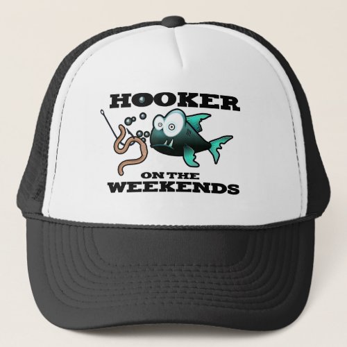 Funny Fishing Humor Trucker Hat