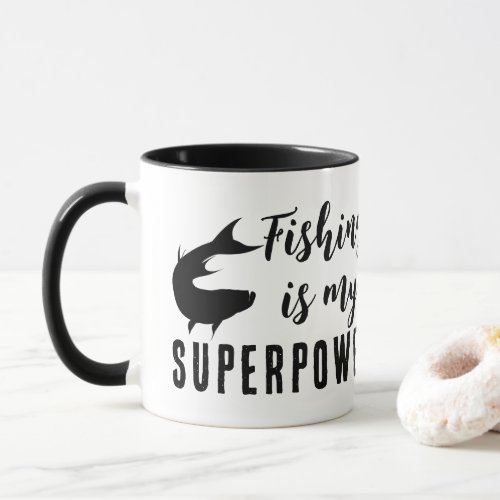 Funny Fishing is my Superpower  Mug
