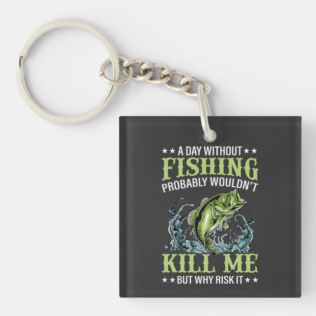 Funny Fishing Keychain (Front)