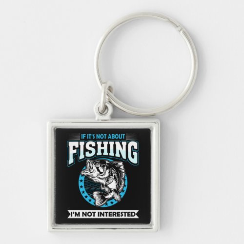 Funny fishing keychain