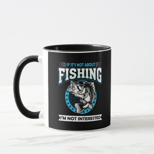 Funny fishing mug