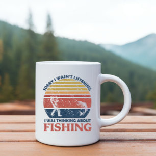 Funny fishing mug