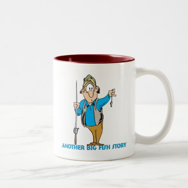 Funny Fishing Mug  Fishing Humor Fishing Big Fish (Right)
