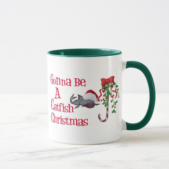 Funny Fishing Mug  Fishing Humor Fishing Catfish (Right)