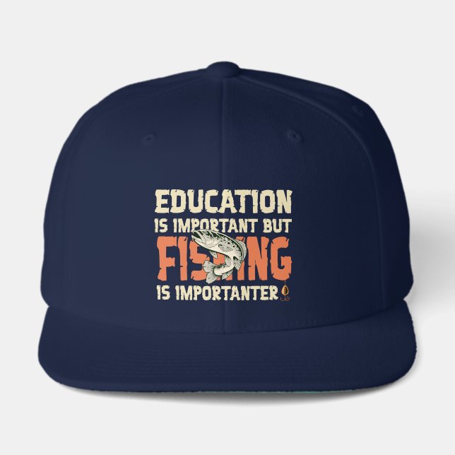 Funny Fishing Quote Importanter Visor (Front)
