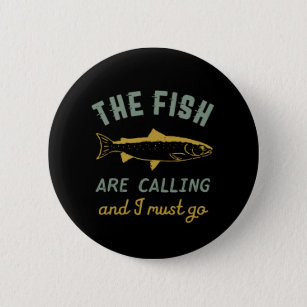 Cool Fish Buttons & Pins - No Minimum Quantity