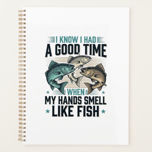 Funny Fishing Quote Vintage Engraving Vector Desig Planner