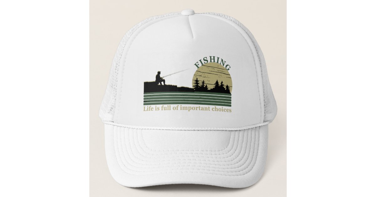 Lake Life Trucker Baseball Cap, Fishing Hat , Lake Life Present for  Fisherman Fishing Gift for Men, Trucker Cap -  Canada