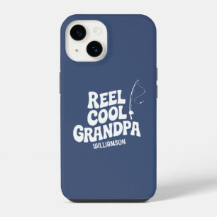 Funny Fishing Reel Cool grandpa Fathers day gift iPhone 14 Case