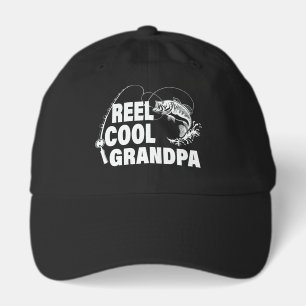 Funny fishing reel cool Grandpa Hat