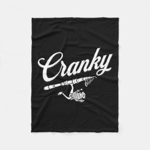 Funny Fishing Reel Pun Shirt Fleece Blanket