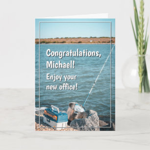Funny Fishing Retirement Card