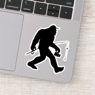 Funny Fishing Laptop Stickers & Skins