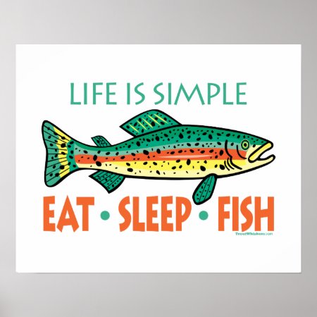 Funny Fishing Saying Poster