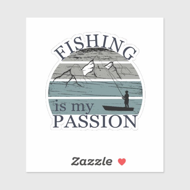 Funny fishing saying sticker (Sheet)