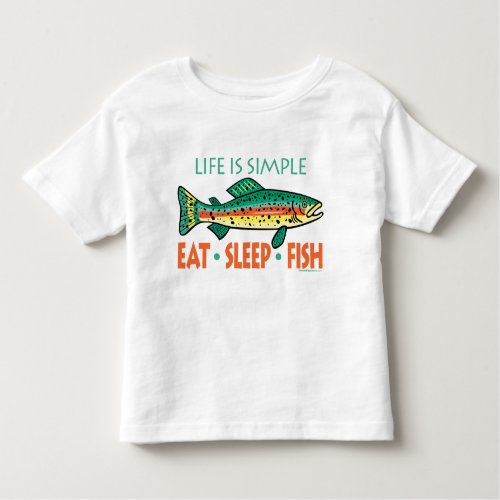Funny Fishing Saying Toddler T_shirt
