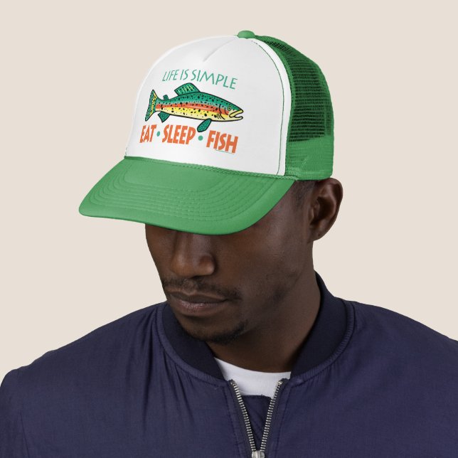Funny Fishing Saying Trucker Hat
