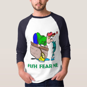 Funny Fishing Shirt Fishing Humor Fishing Fear