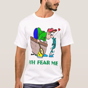 Funny Fishing Shirt Fishing Humor Fishing Fear