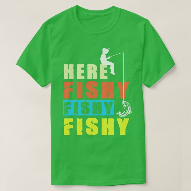 Funny Fishing T-Shirt (Design Front)