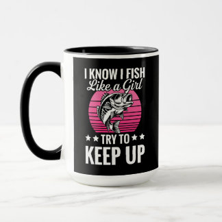 Funny Fishing Themed Mug