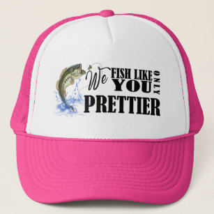 Pink Fish Hats & Caps
