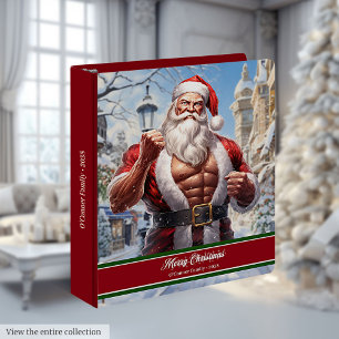 Funny Fit Santa Ring Binder Classic Christmas Albu