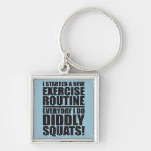 Funny Fitness Gym Keychain