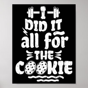 Funny Fitness Workout Gym Weight Lifting Bodybuild Poster