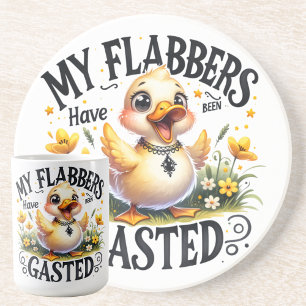 Funny Flabbergasted Duck Coaster